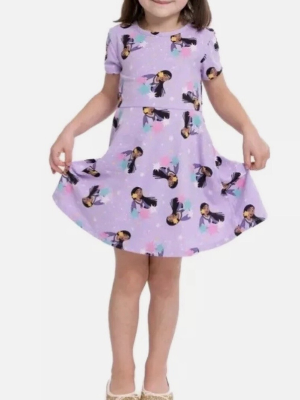 Disney Wish Toddler Girls' Print Skater Dress Size 2T/New